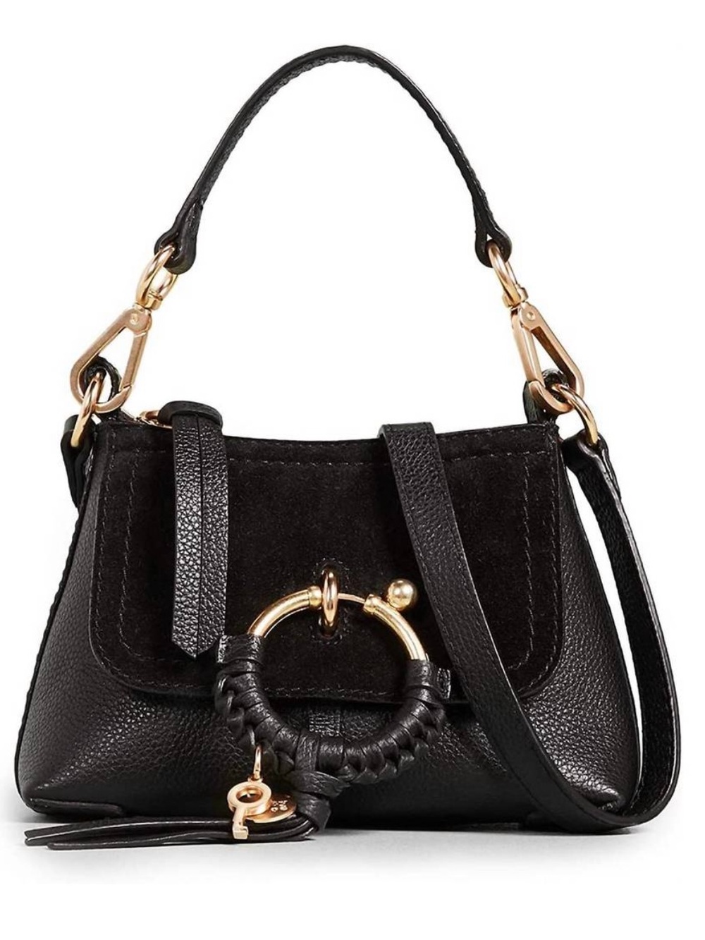 See By Chloe Joan Black Leather Mini Bag